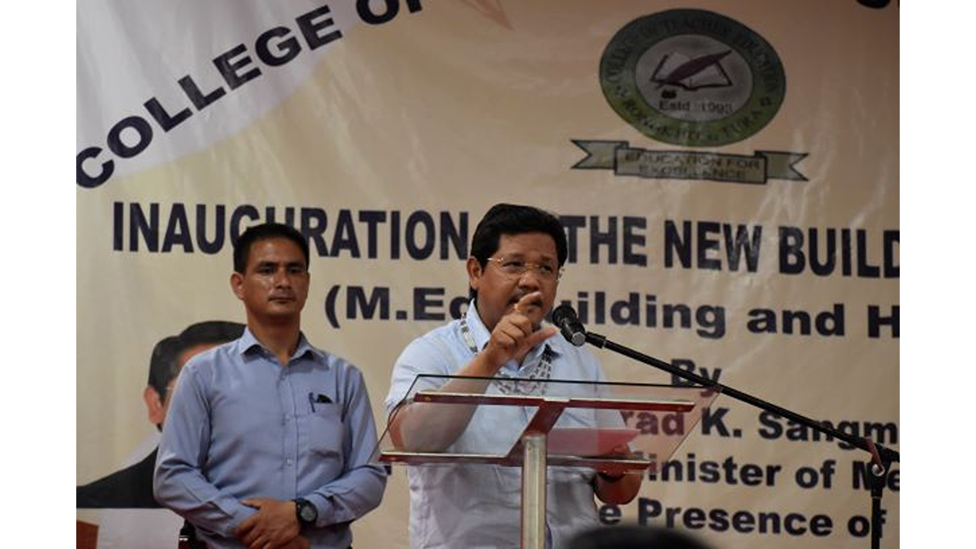 College of Teacher Education, Inauguration of the New Buildings CTE (M.Ed building and Hostels) by Shri. Conrad K. Sangma Chief Minister of Meghalaya, 19th of August, 2022